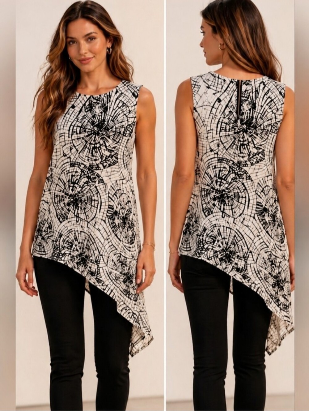 Akira Chicago Asymmetrical Blouse